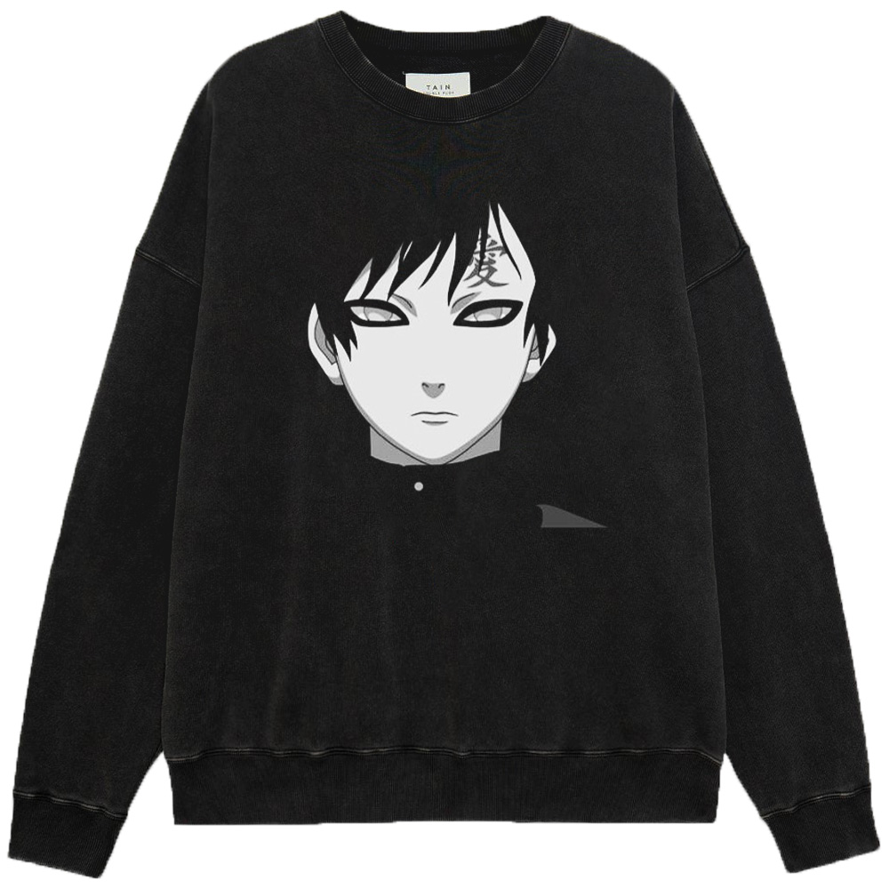 Naruto Gaara Monochrome Dark Style "Love" Mark Character  Print