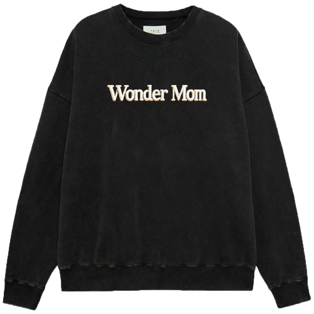 Marvel Wonder Man Minimalist White Text Logo Embroidered Print