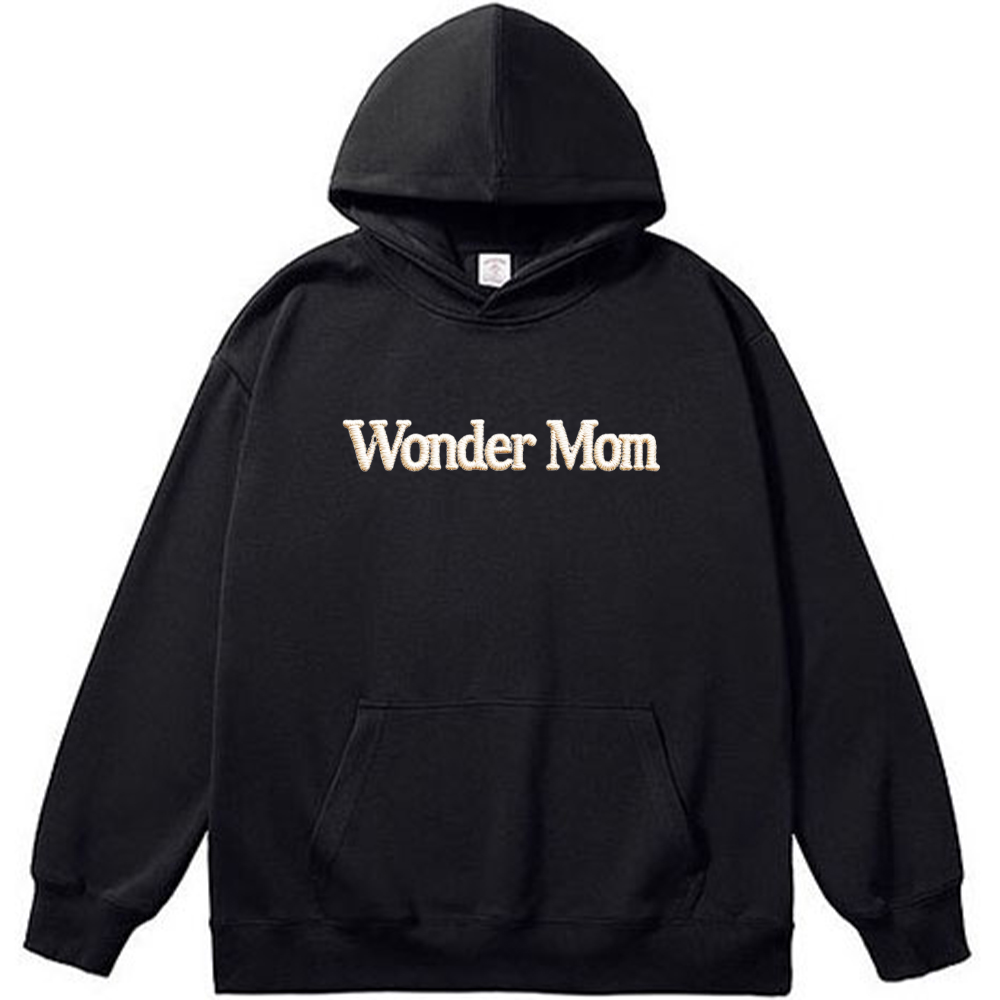 Marvel Wonder Man Minimalist White Text Logo Embroidered Print