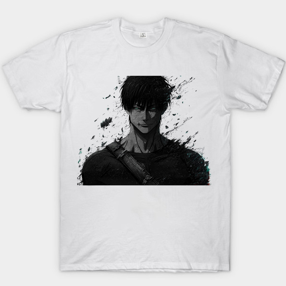 Jujutsu Kaisen Toji Fushiguro Dark Shattered Style Print