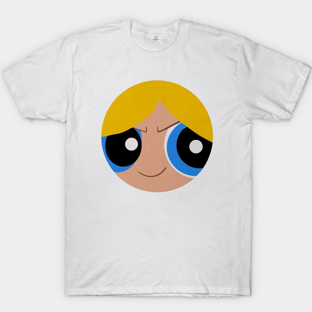 The Powerpuff Girls Bubbles Smug Face Print