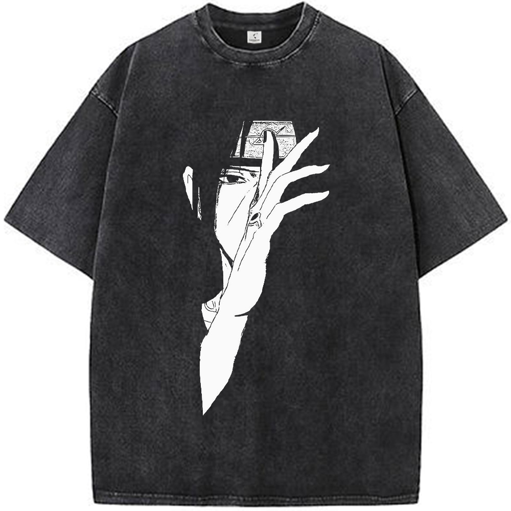 Naruto Shikamaru Monochrome Dark Print