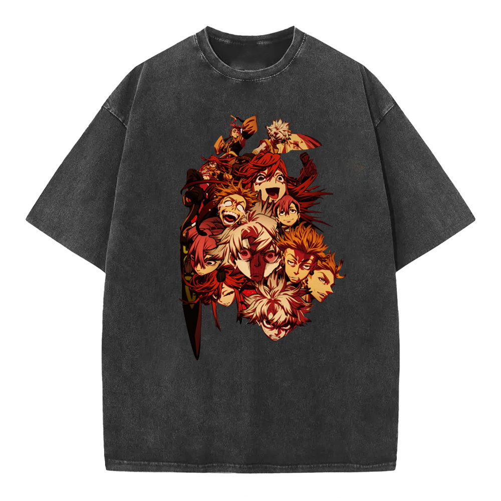 Gachiakuta Cartoon Washed T-Shirts