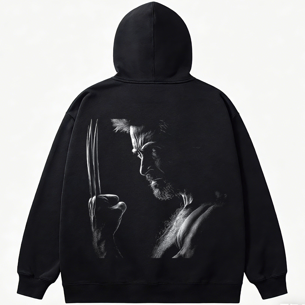 Marvel Wolverine Monochrome Realistic Claw Close-Up Print