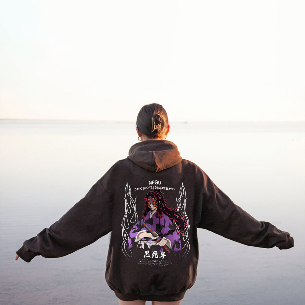 Demon Slayer Anime Premium Graphic Print Hoodie