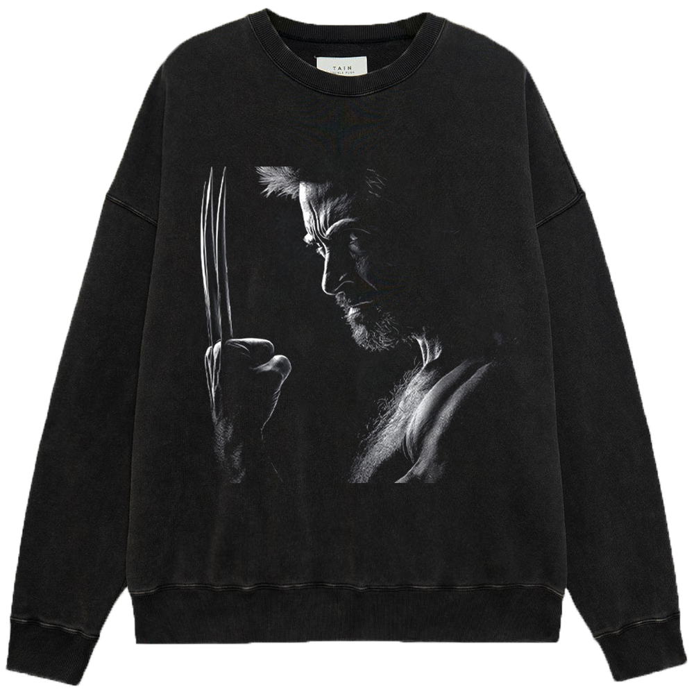 Marvel Wolverine Monochrome Realistic Claw Close-Up Print