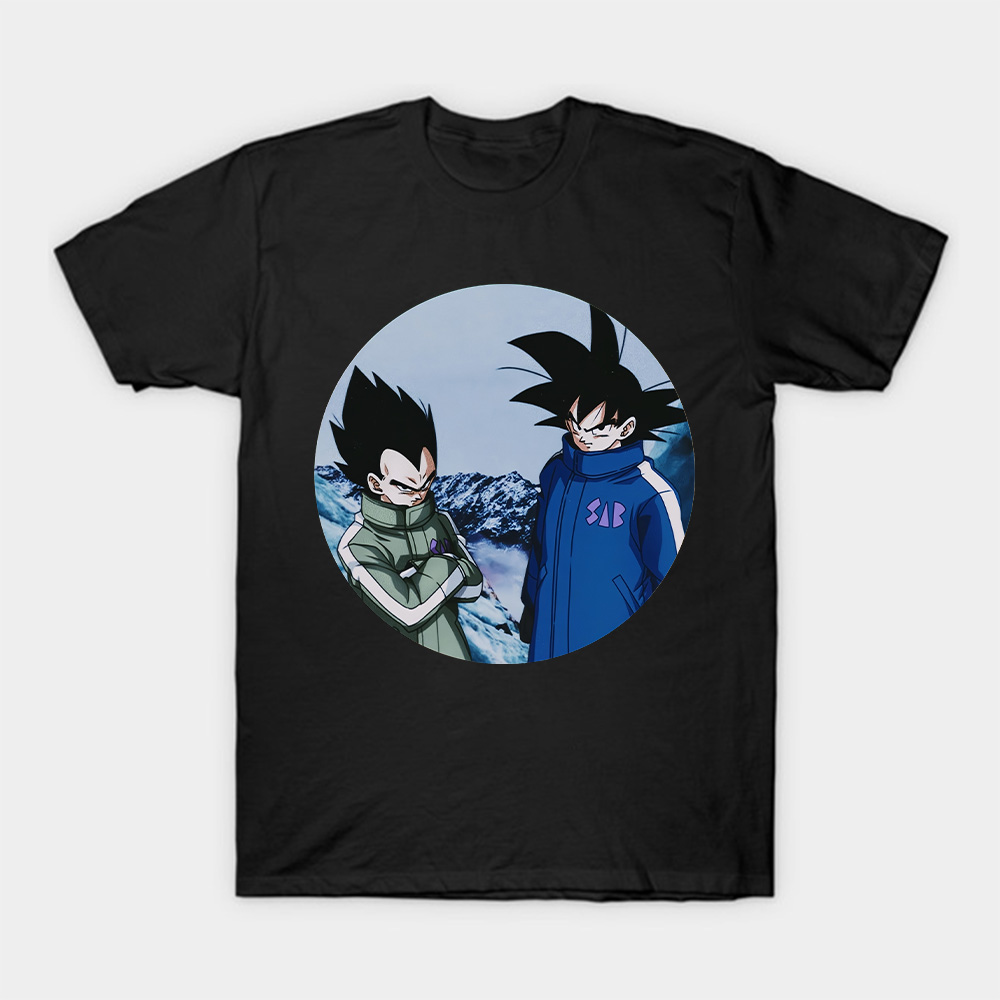 Dragon Ball Z Goku And Vegeta  Saiyan Armor Battle T-Shirt