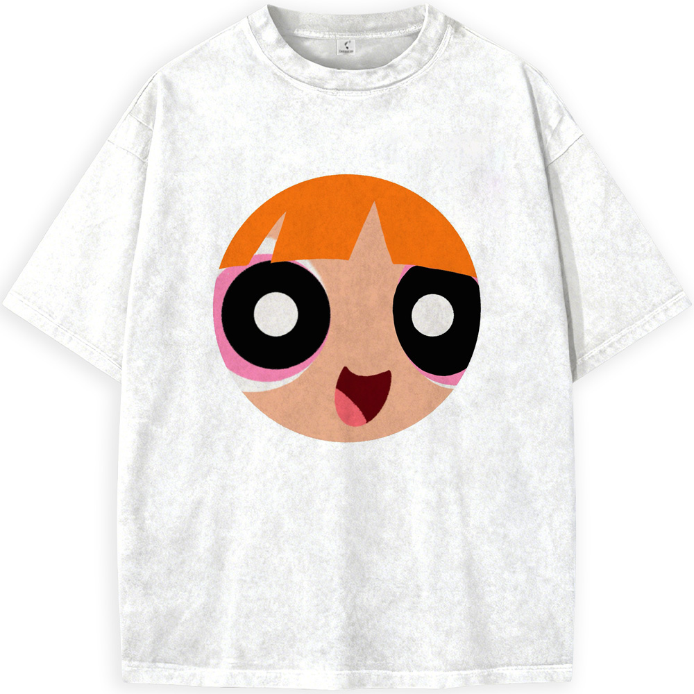 The Powerpuff Girls Blossom Smug Face Print