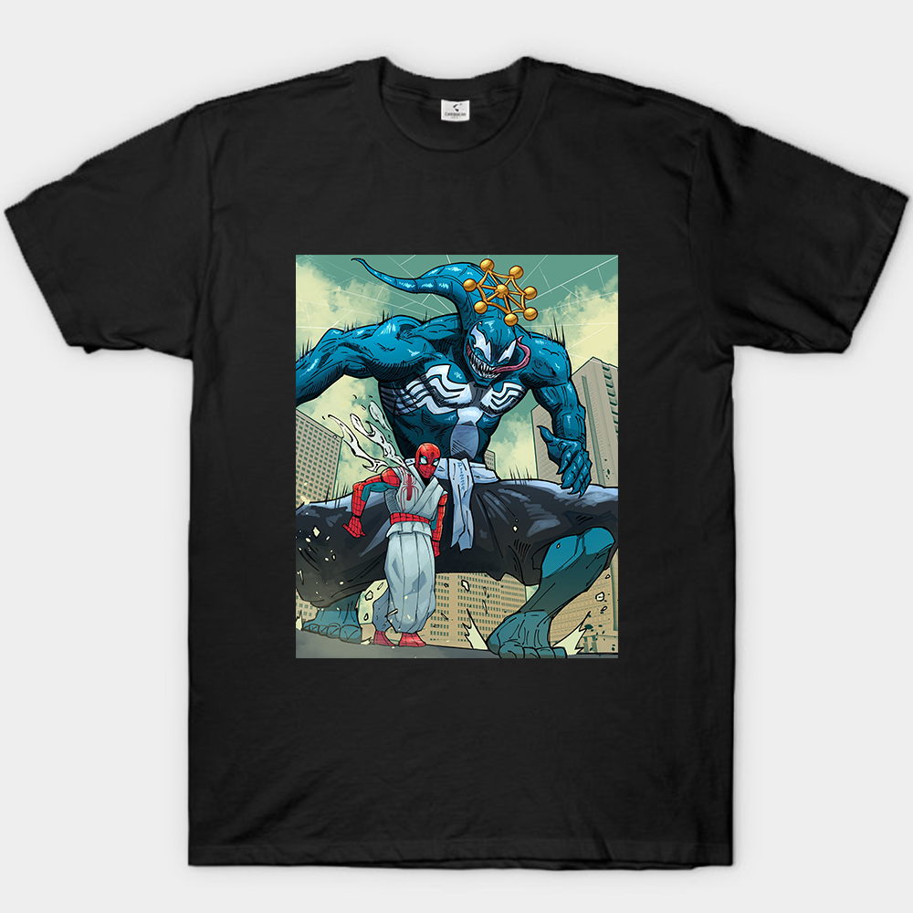 Marvel Spider-Man & Venom x Jujutsu Kaisen Crossover Print