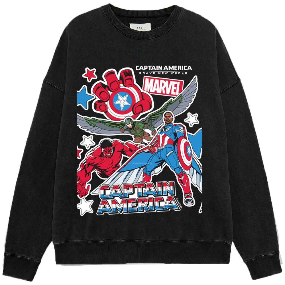 Marvel Captain America Brave New World Sticker Print