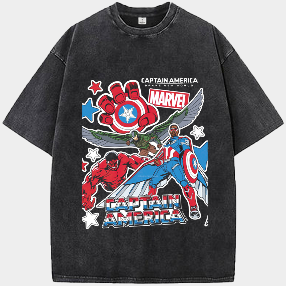 Marvel Captain America Brave New World Sticker Print