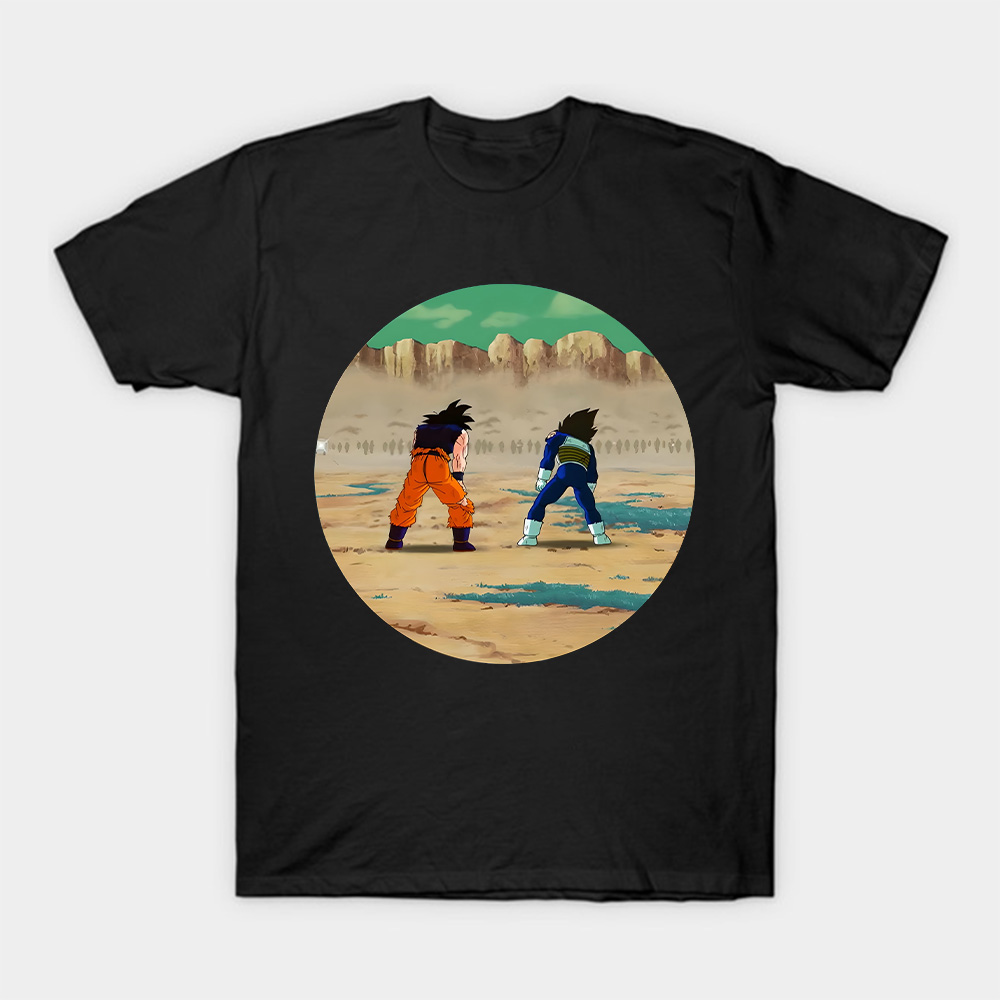 Dragon Ball Z Saiyan Saga Goku And Vegeta T-Shirt