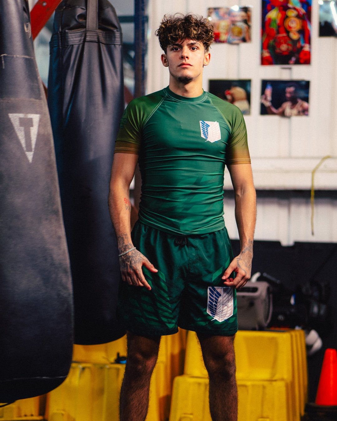 Survey Corps Attack on Titan BJJ MMA Fight Shorts