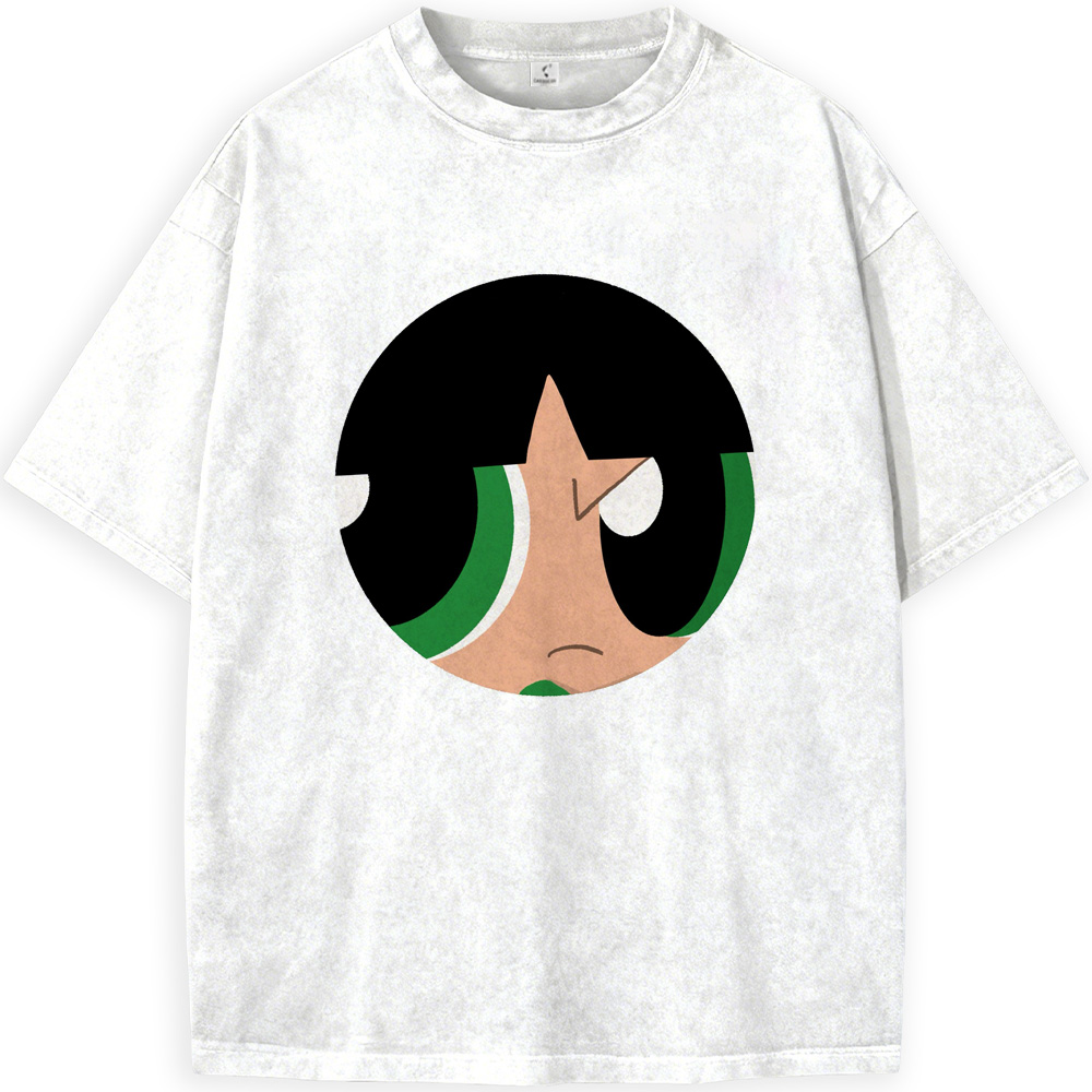 The Powerpuff Girls Buttercup Frowning Face Print