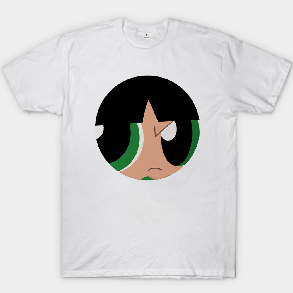 The Powerpuff Girls Buttercup Frowning Face Print
