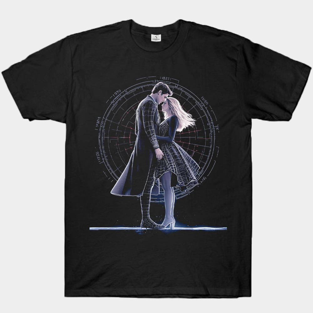 Marvel The Amazing Spider-Man Peter & Gwen Web-Patterned Formal Print