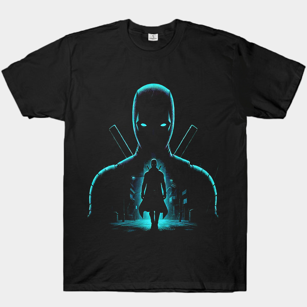 Marvel Deadpool Cyber Double Silhouette Print