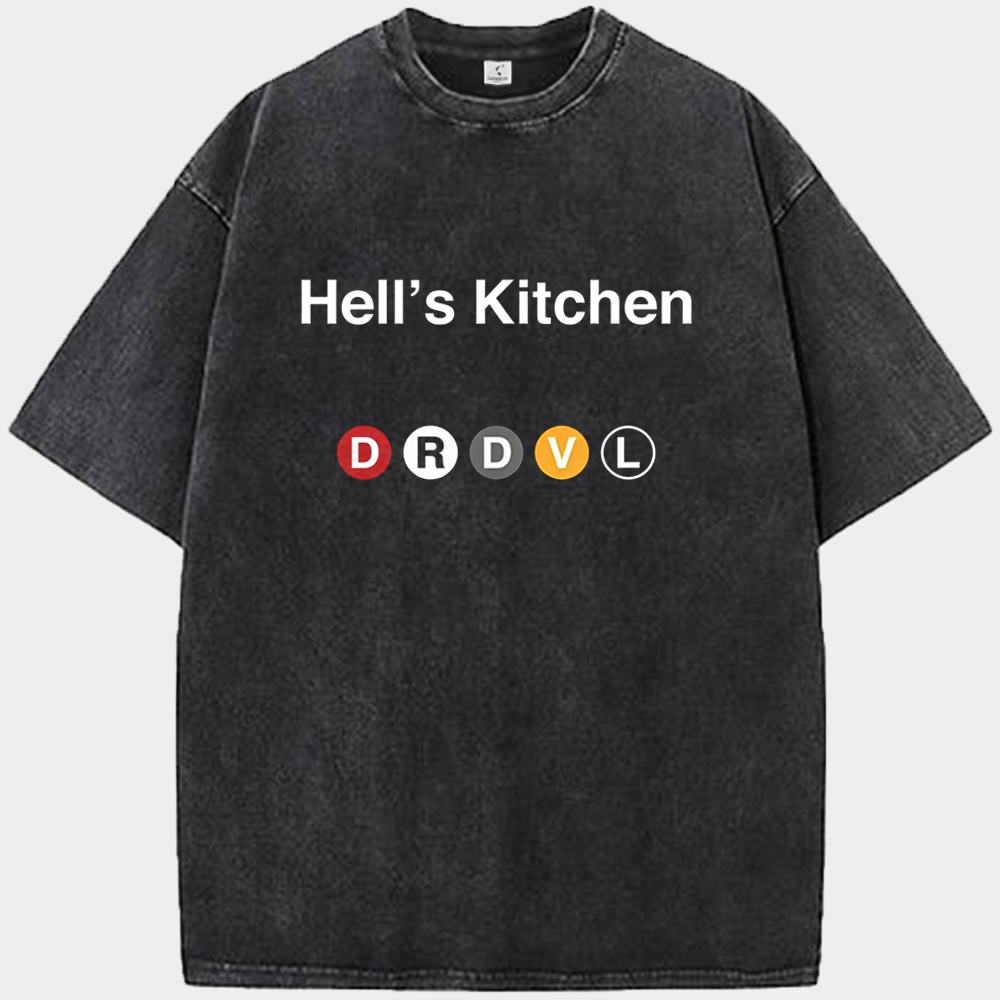 Marvel Daredevil Hell's Kitchen Subway Style Print