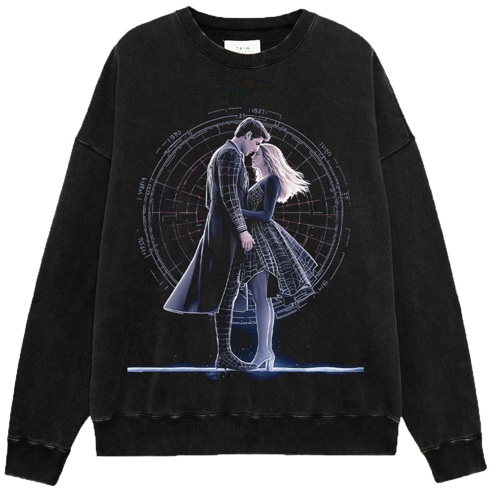 Marvel The Amazing Spider-Man Peter & Gwen Web-Patterned Formal Print