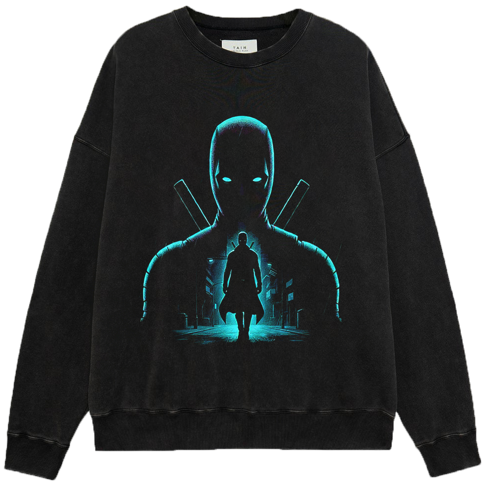 Marvel Deadpool Cyber Double Silhouette Print