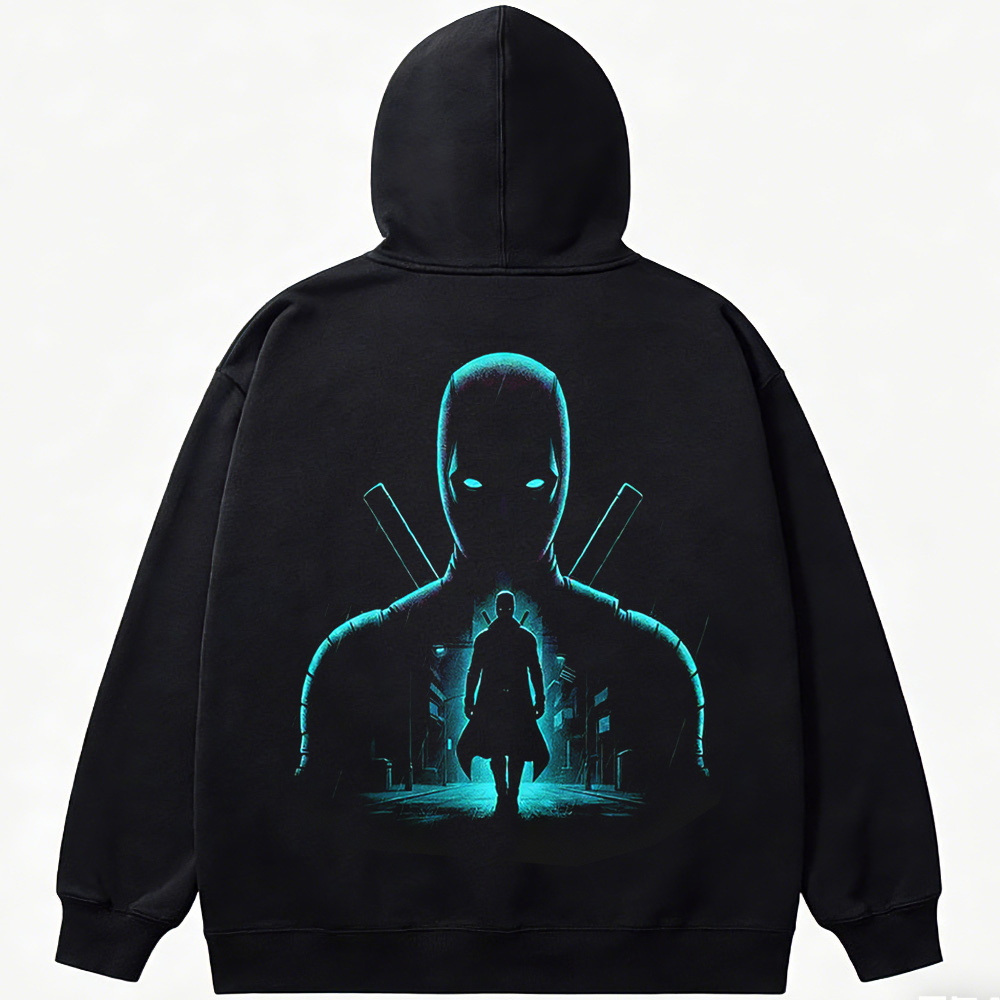 Marvel Deadpool Cyber Double Silhouette Print