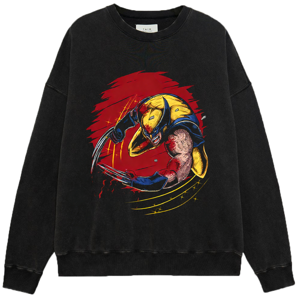 Marvel Wolverine Red Rampage Dive Print