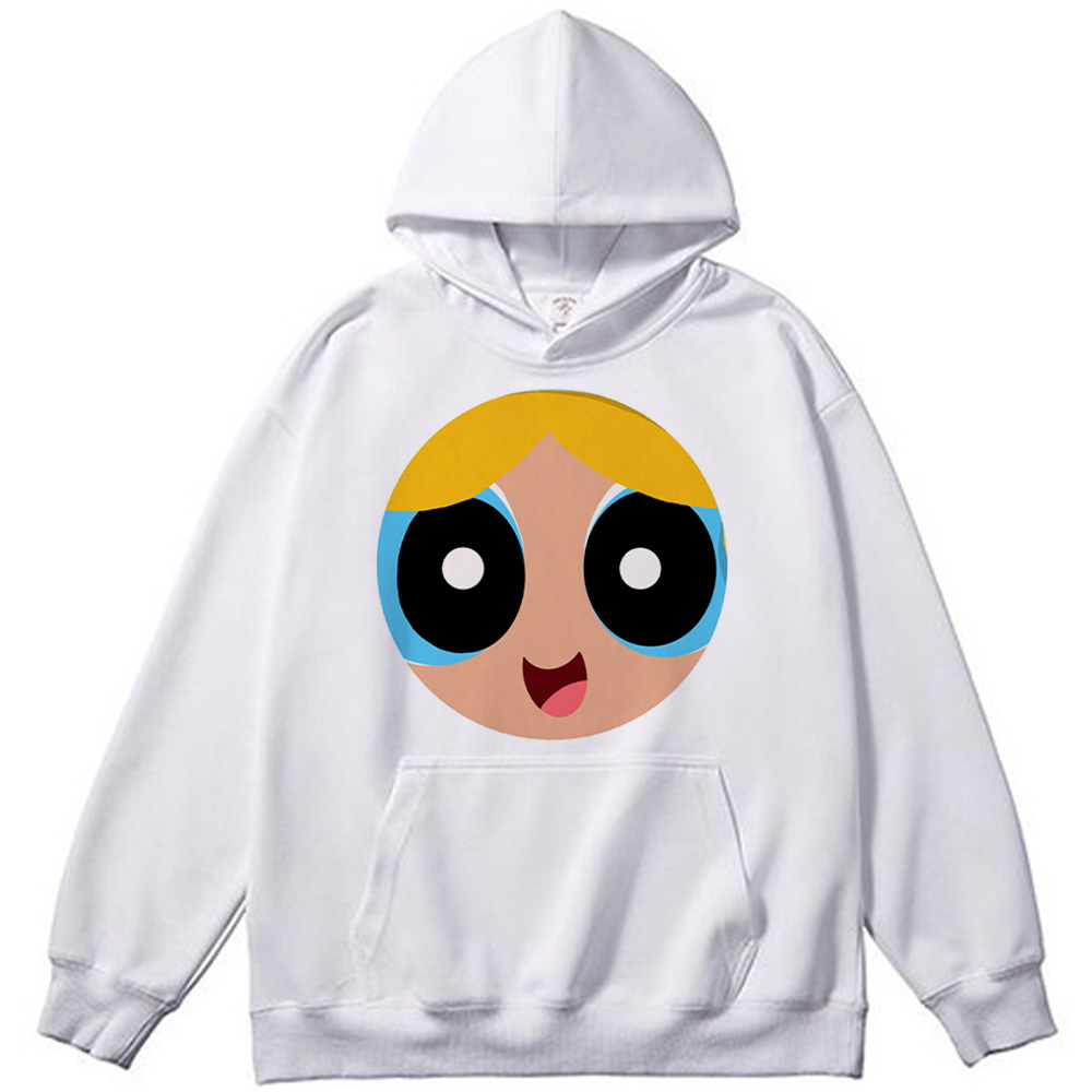 The Powerpuff Girls Bubbles Smiling Face Print