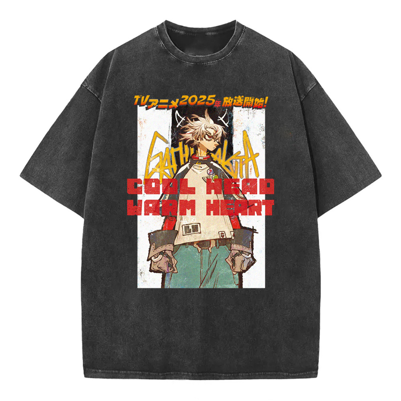 Gachiakuta Cartoon Washed T-Shirts