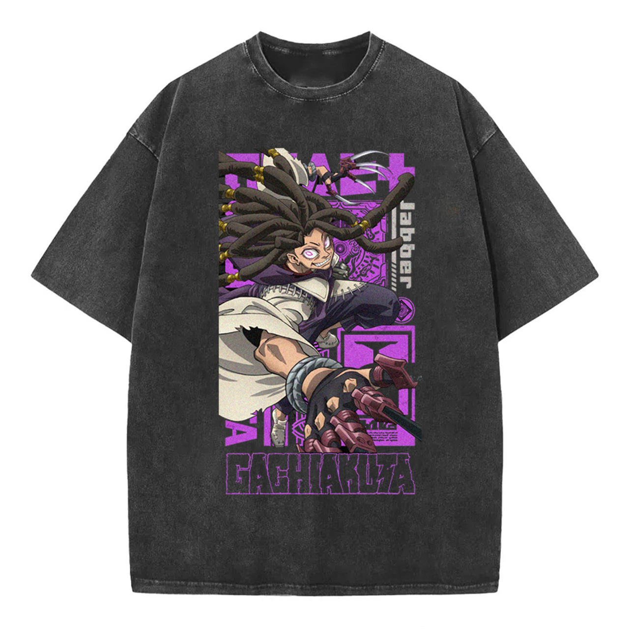 Gachiakuta Cartoon Washed T-Shirts