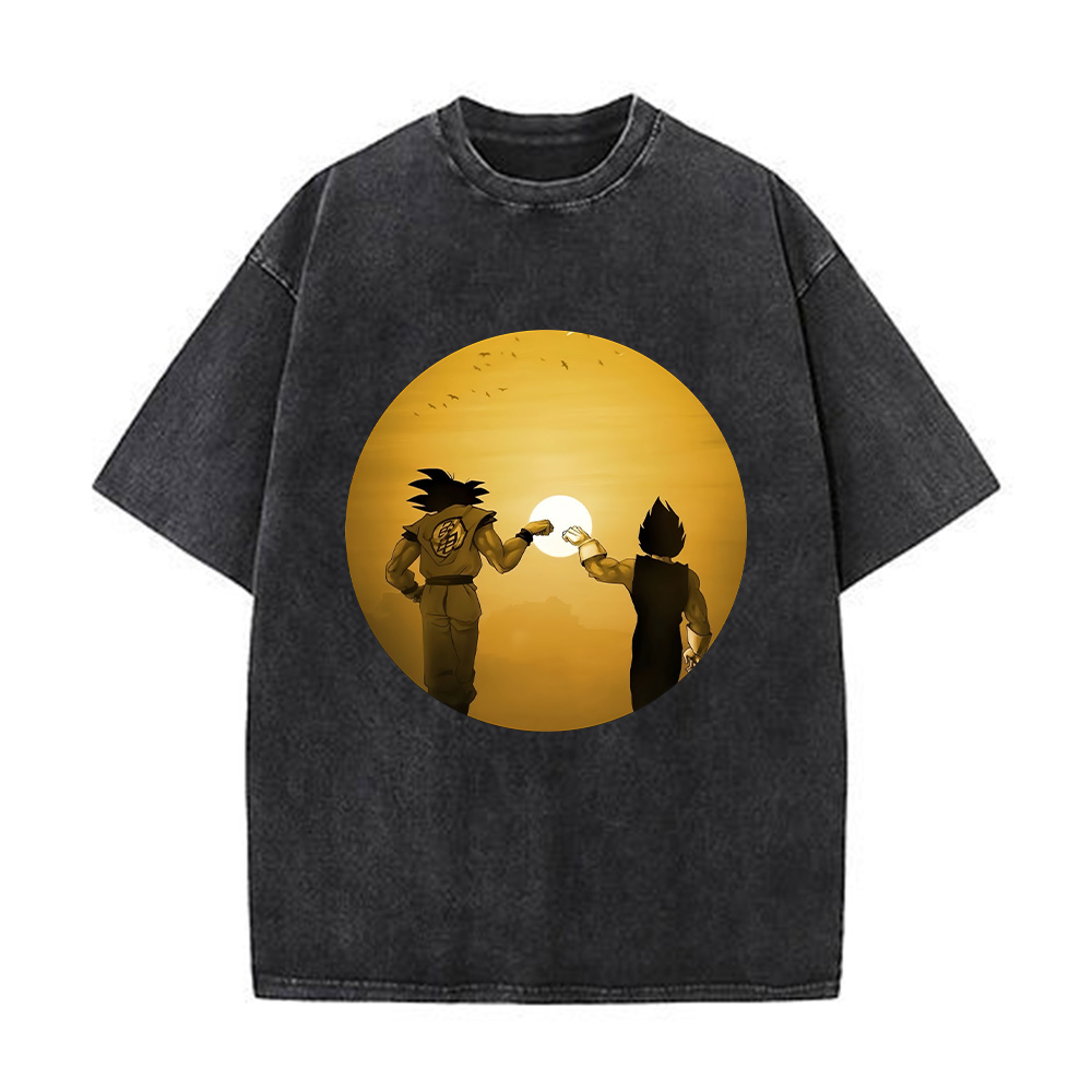 Dragon Ball Z Goku And Vegeta Sunset T-Shirt