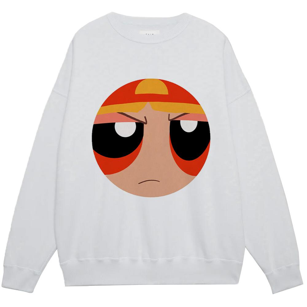 The Powerpuff Girls Rowdyruff Boys Brick Angry Face Print