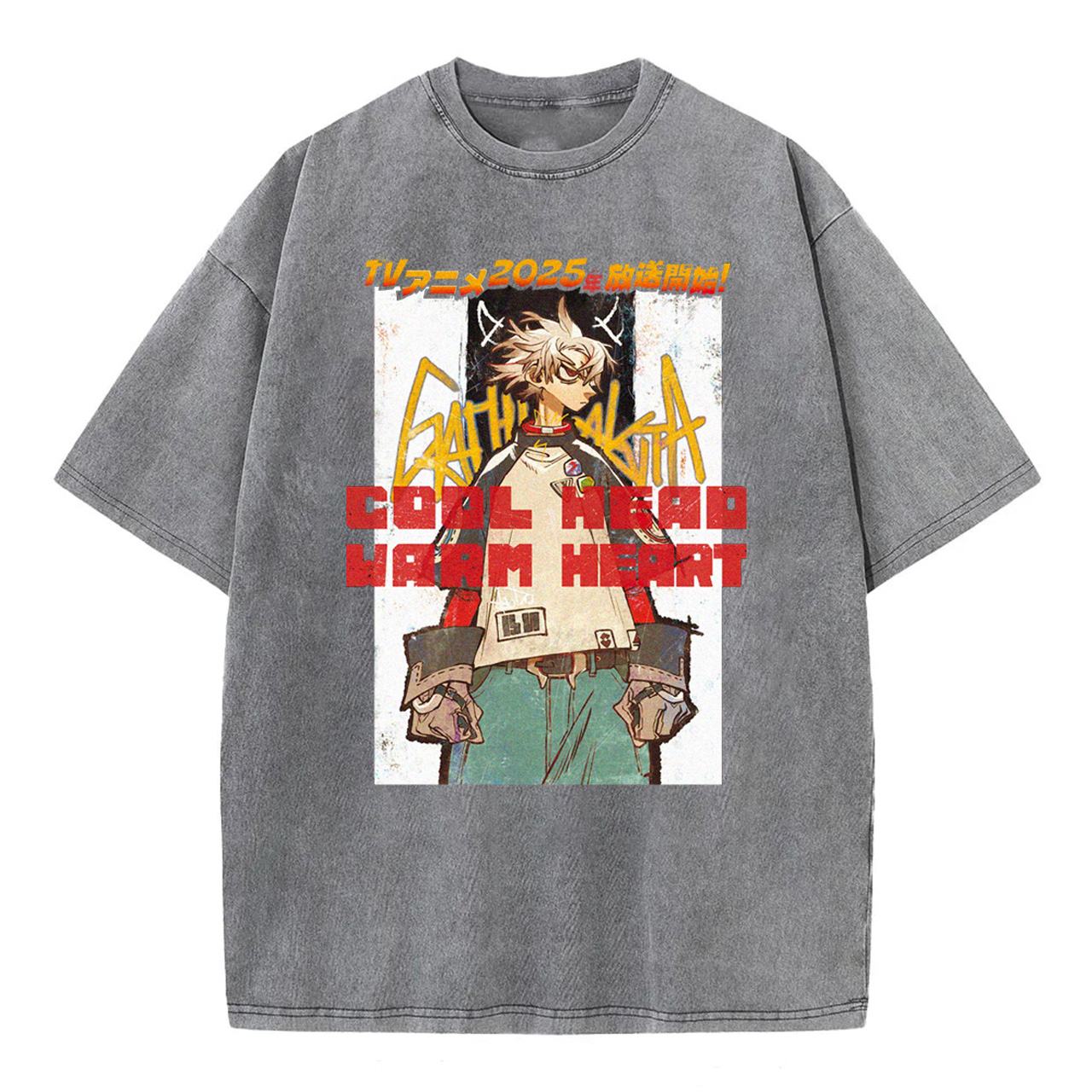 Gachiakuta Cartoon Washed T-Shirts