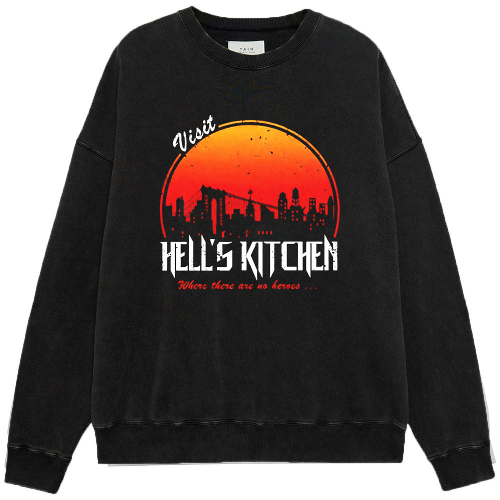 Marvel Daredevil Hell's Kitchen Retro Travel Poster Print