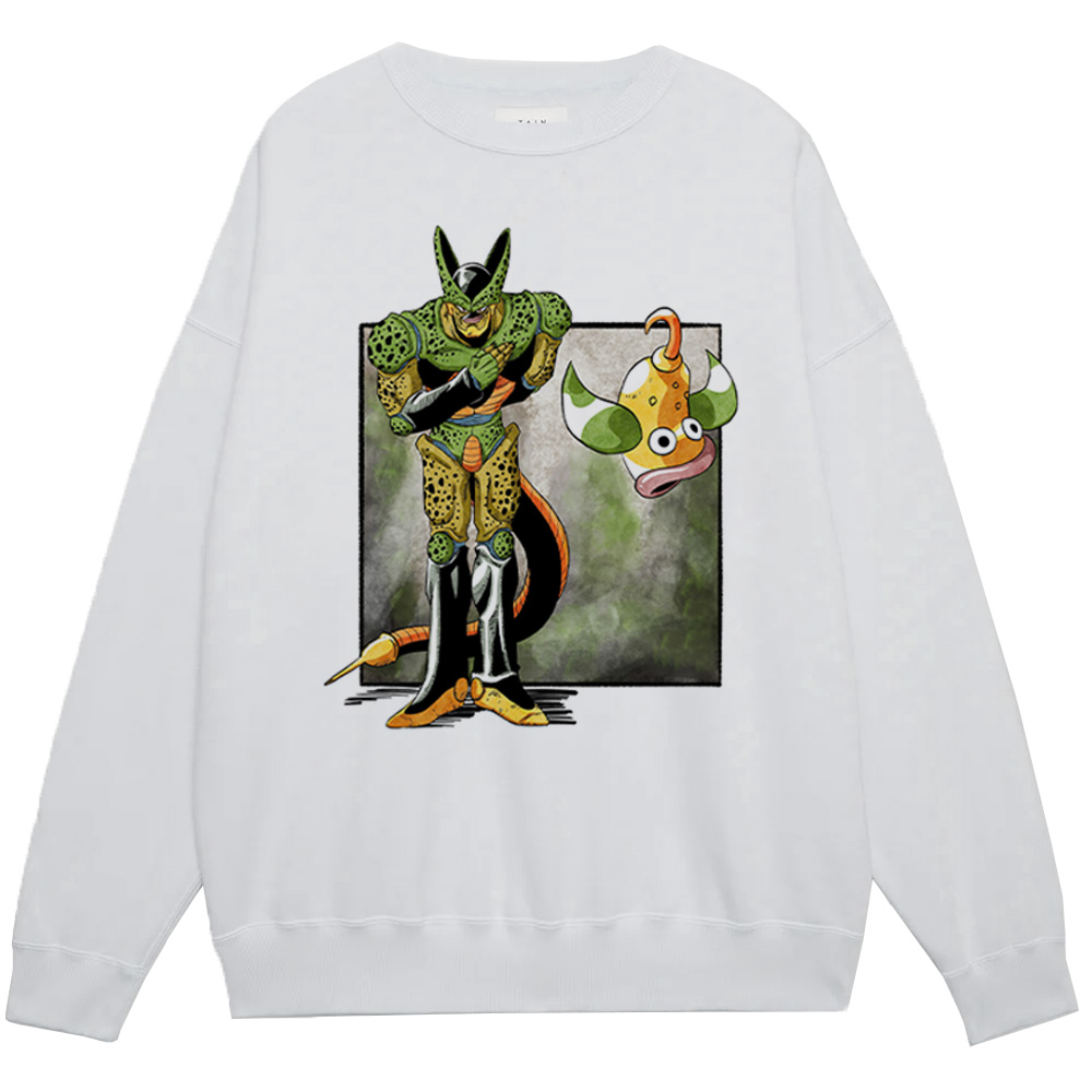 Dragon Ball Cell & Pokémon Chinchou  Print