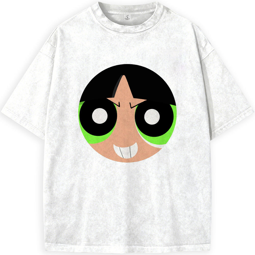 The Powerpuff Girls Buttercup Smug Face Print
