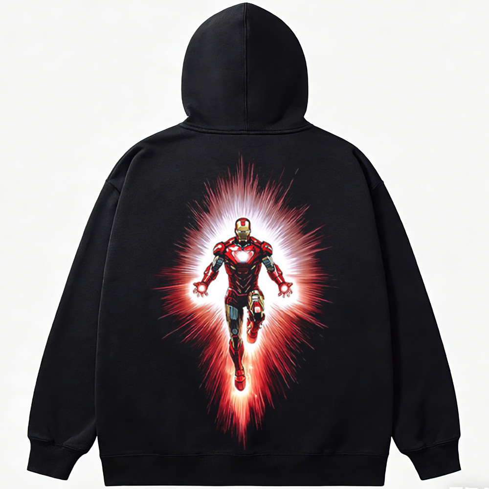 Marvel Iron Man Divine Light Flight Print