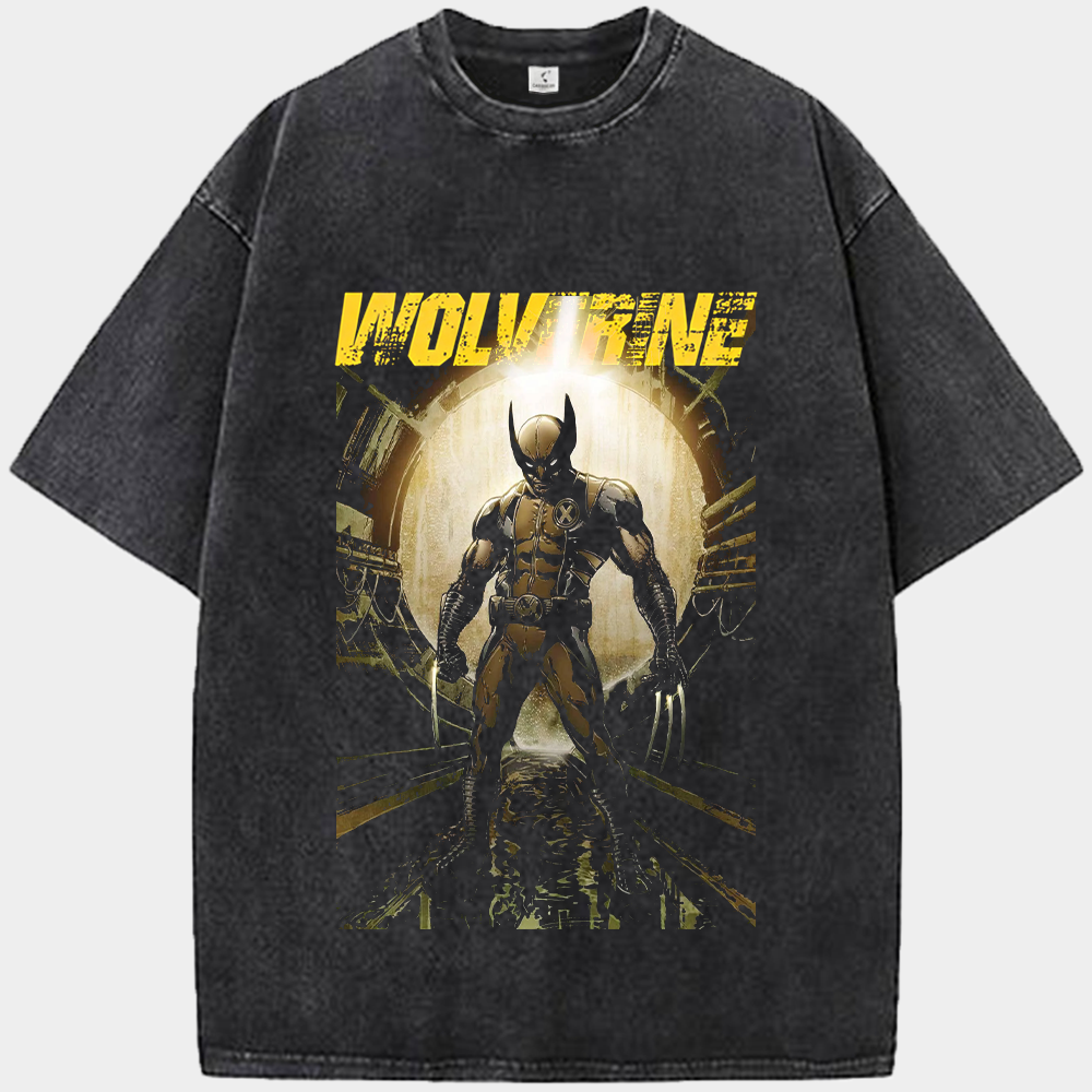 Marvel Wolverine Tunnel Warrior Print