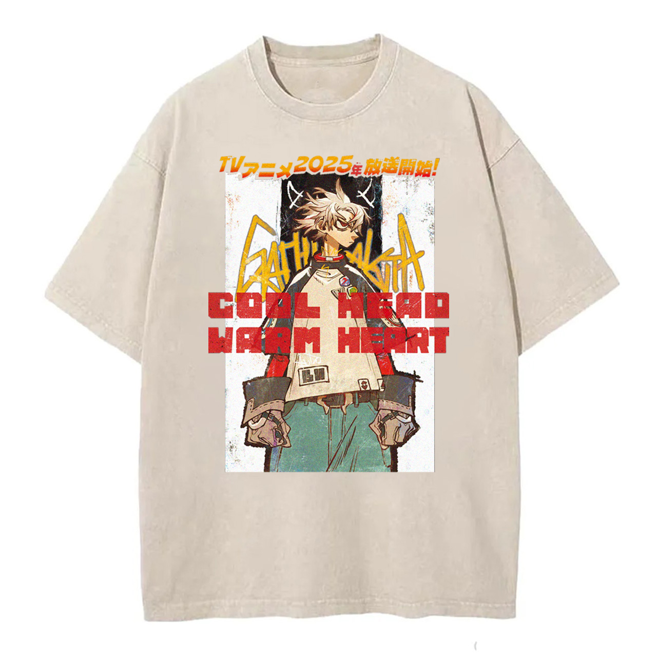Gachiakuta Cartoon Washed T-Shirts