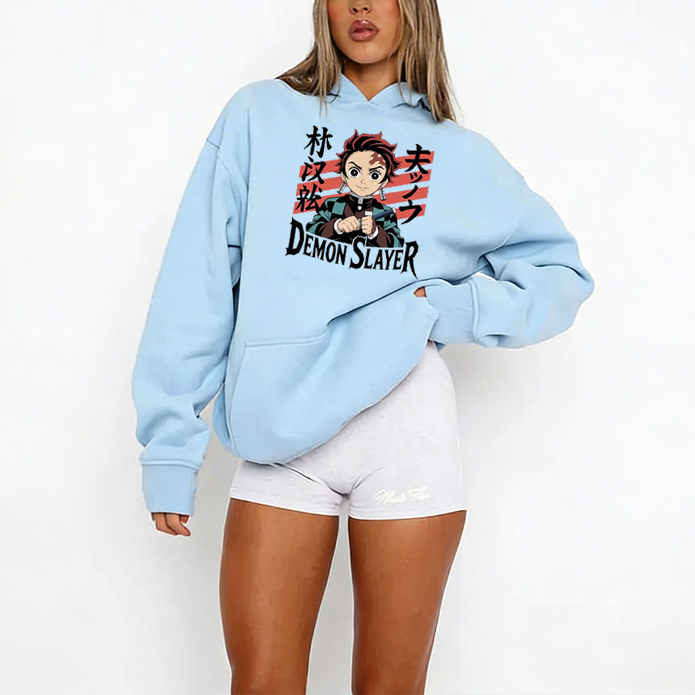 Demon Slayer Kamado Tanjirou Anime Print Hoodie