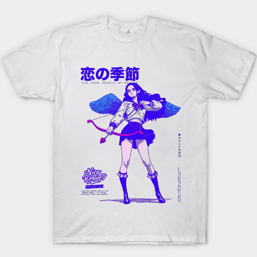 One Piece Nico Robin Love Season Angel Print