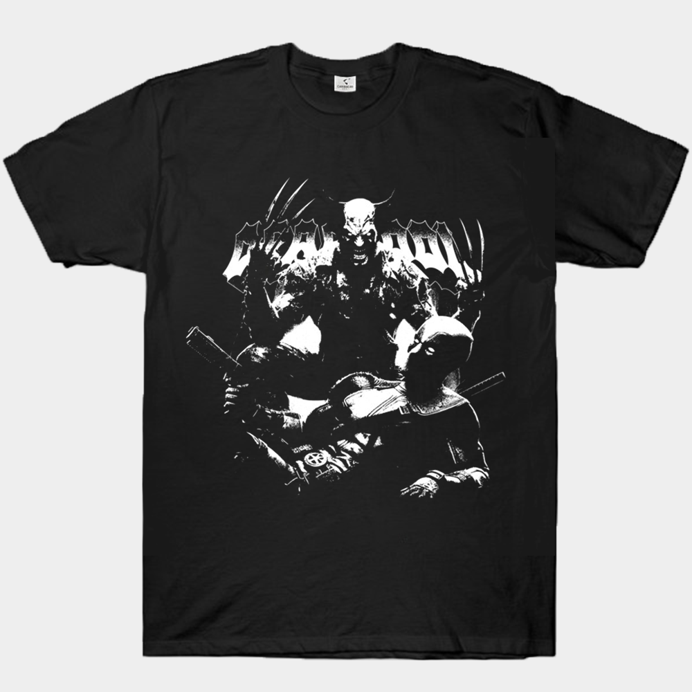 Marvel Deadpool Monochrome Dark Samurai Print