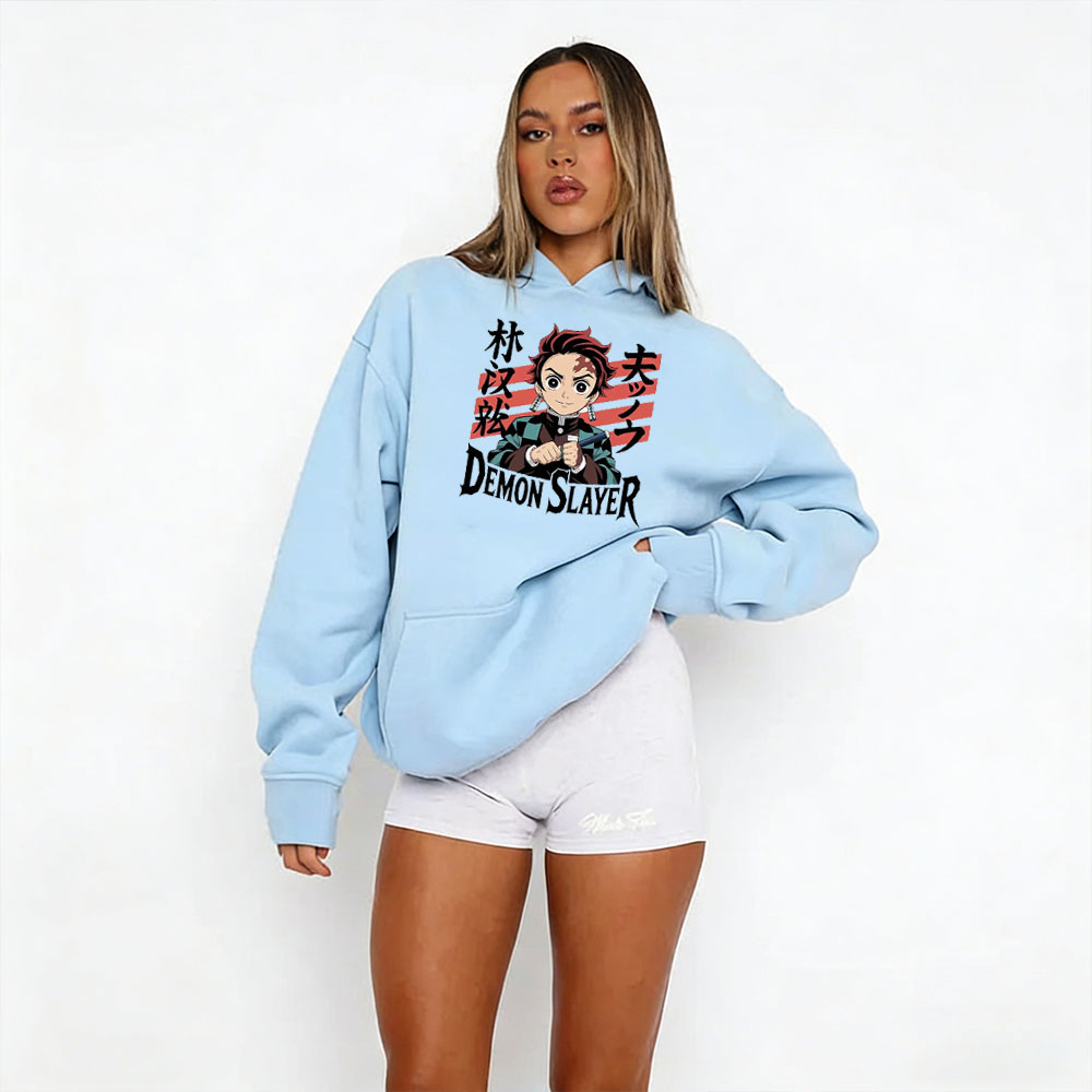 Demon Slayer Kamado Tanjirou Anime Print Hoodie