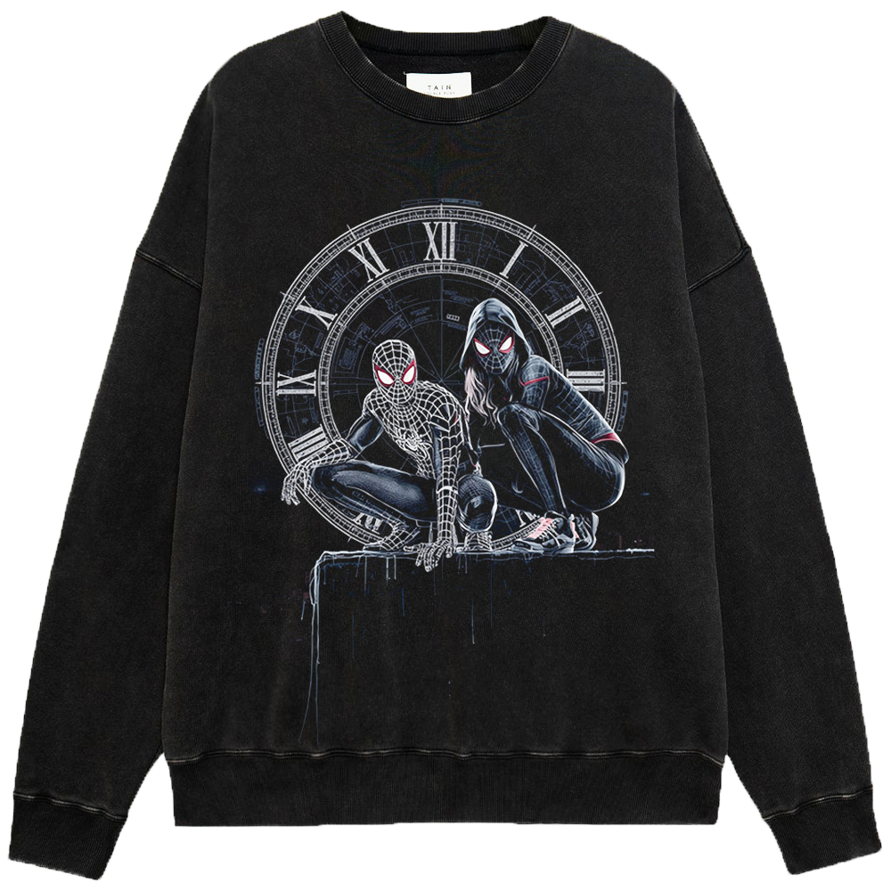 Marvel Spider-Man & Spider-Gwen Clock of the Spider-Verse Print