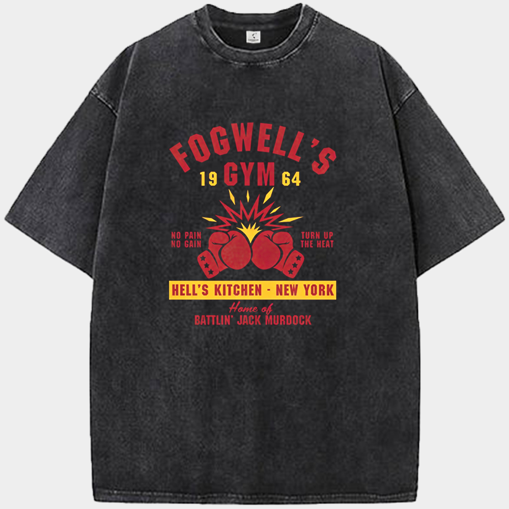 Marvel Daredevil Fogwell's Gym Retro Boxing Logo Print