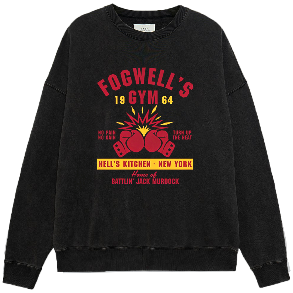 Marvel Daredevil Fogwell's Gym Retro Boxing Logo Print