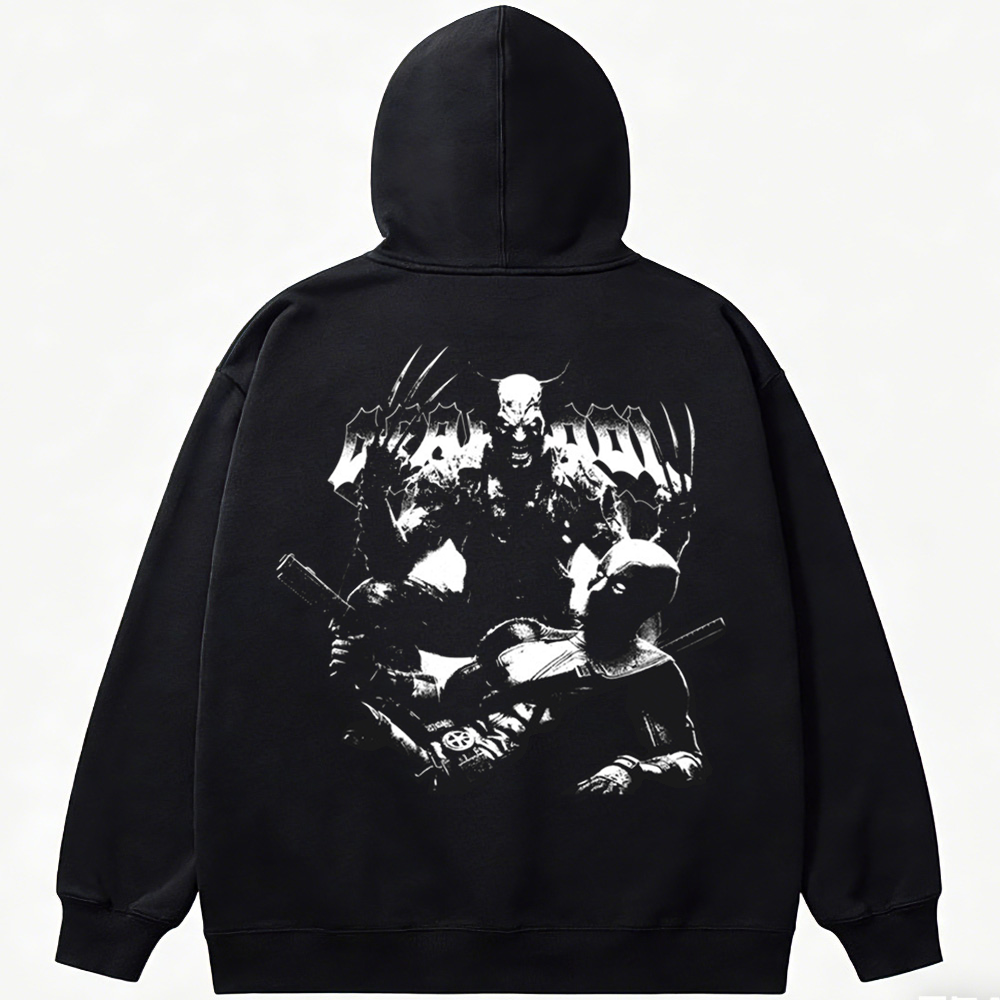 Marvel Deadpool Monochrome Dark Samurai Print