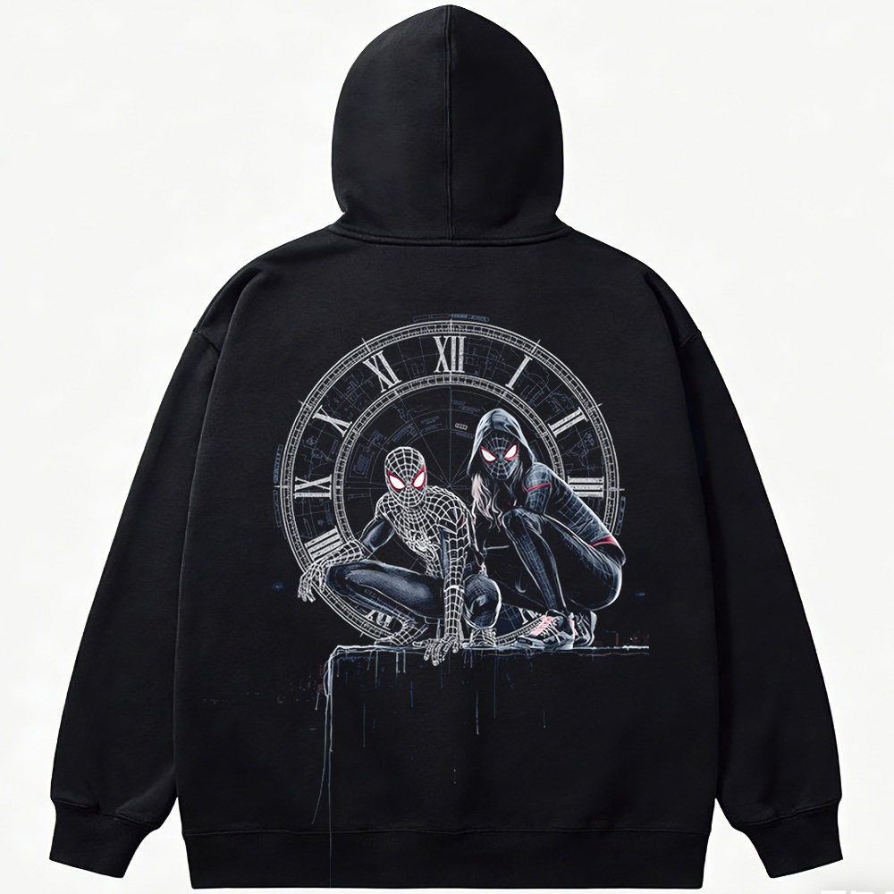 Marvel Spider-Man & Spider-Gwen Clock of the Spider-Verse Print