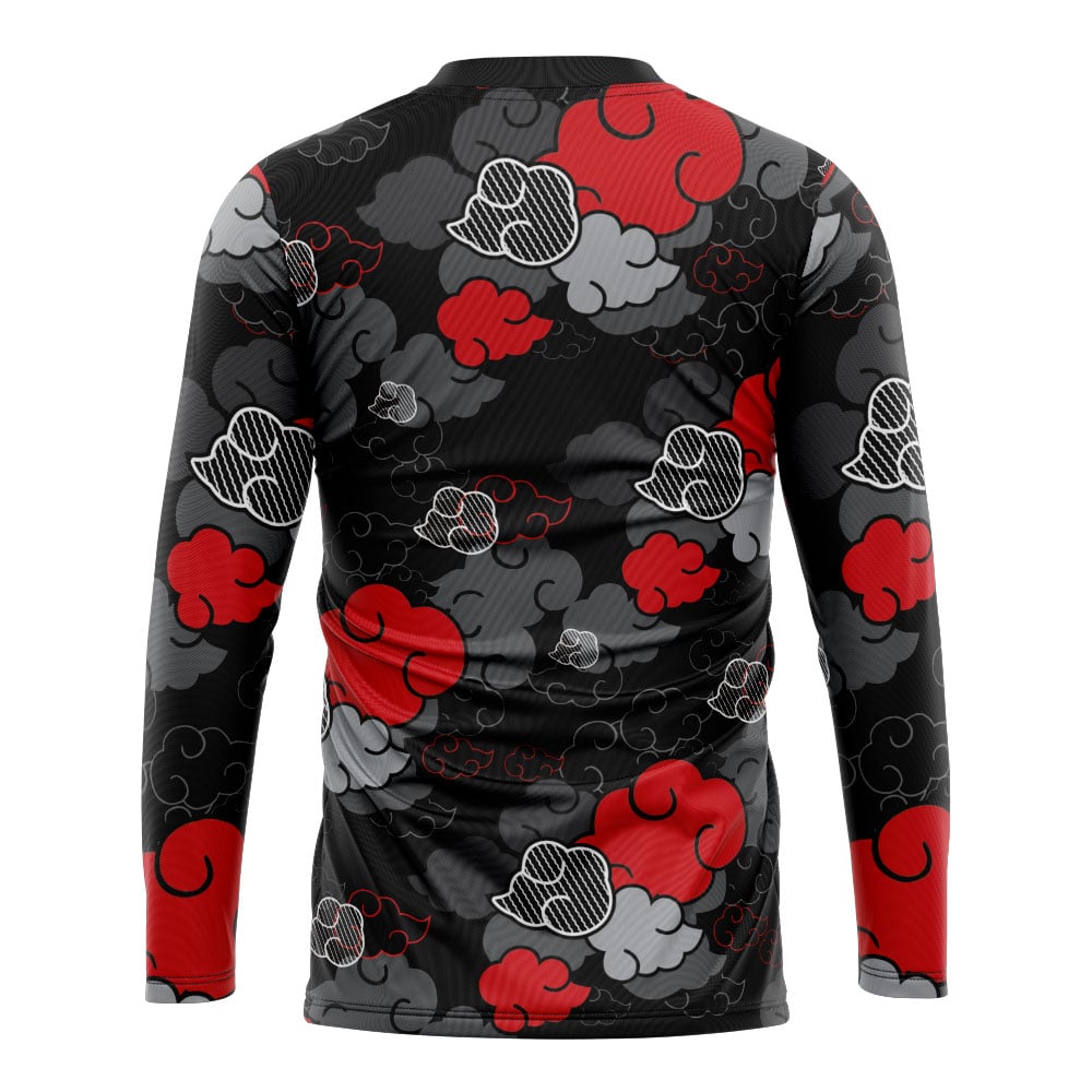 Akatsuki Black Aloha Pattern Shippuden Hockey Jersey
