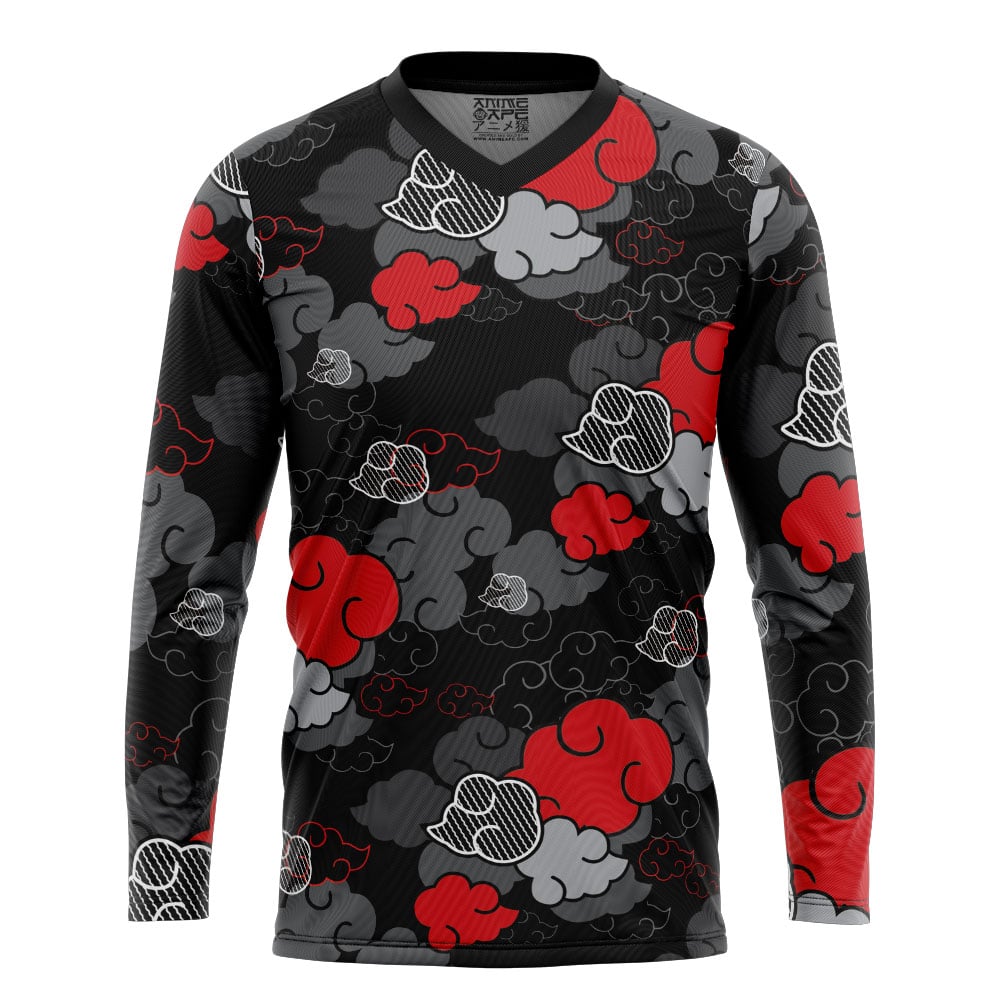 Akatsuki Black Aloha Pattern Shippuden Hockey Jersey