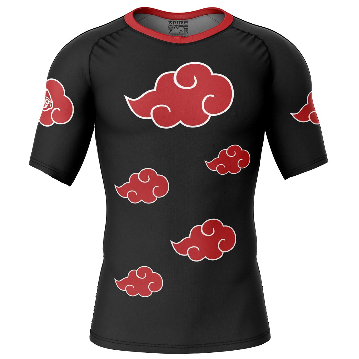 Akatsuki Short Sleeve Rash Guard Compression Shirt